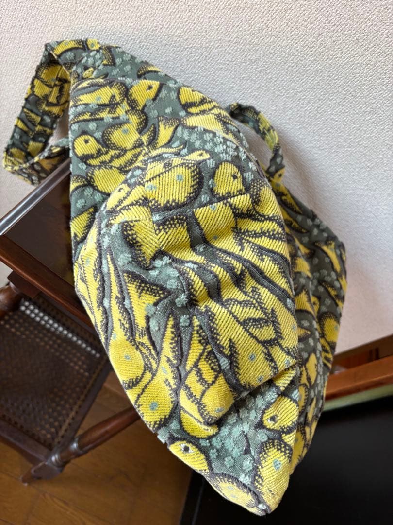 ミナペルホネン　wind bird ショルダーバッグ　Lサイズ　yellow