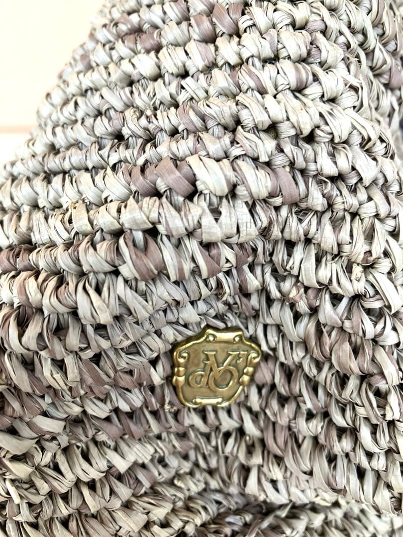 VIOLAd'ORO✨ヴィオラドーロ　ラフィア　かごバッグ　ショルダーバッグ