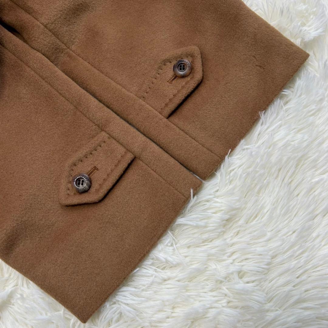 【極美品/L】バーバリー チェスターコート アウター カシミヤ100% キャメル