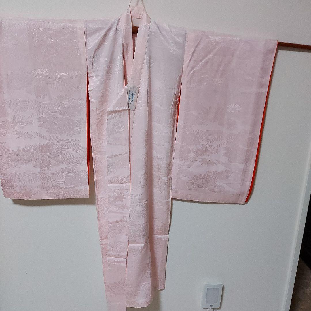 み様、専用です。赤い花柄絞り正絹着物 お宮参り用