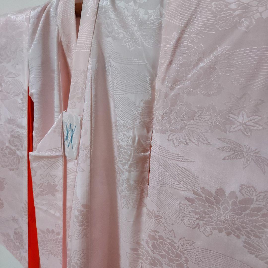 み様、専用です。赤い花柄絞り正絹着物 お宮参り用