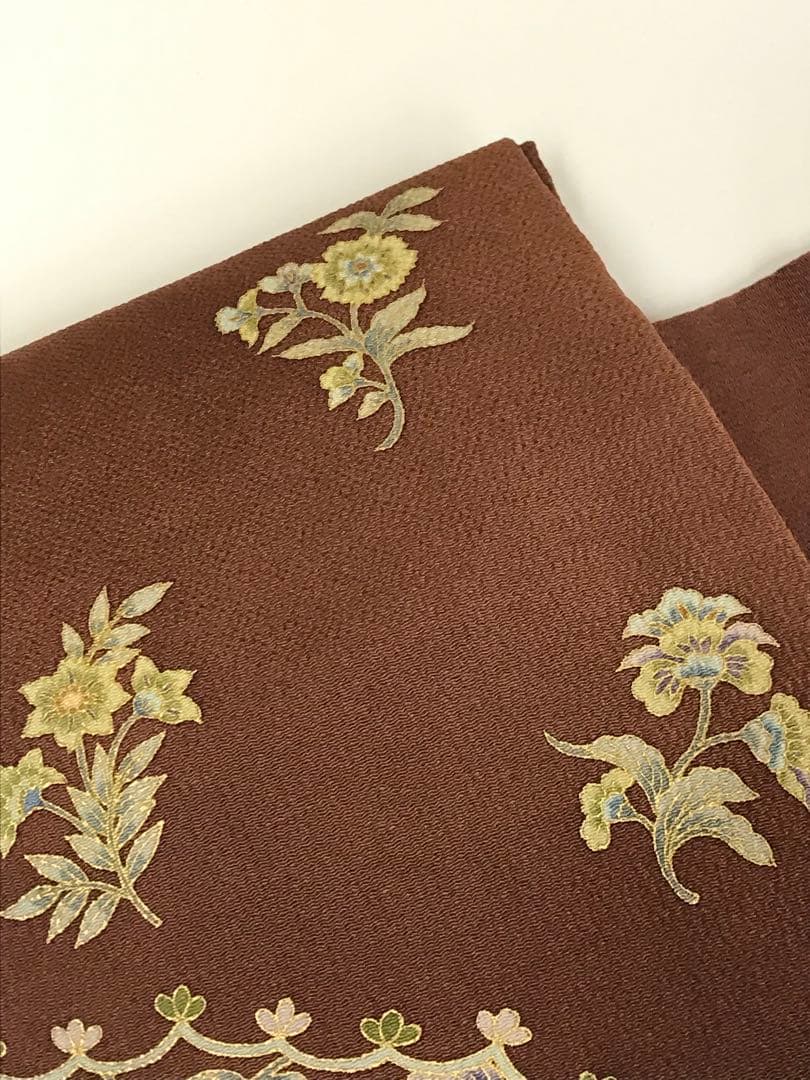 縮緬　名古屋帯