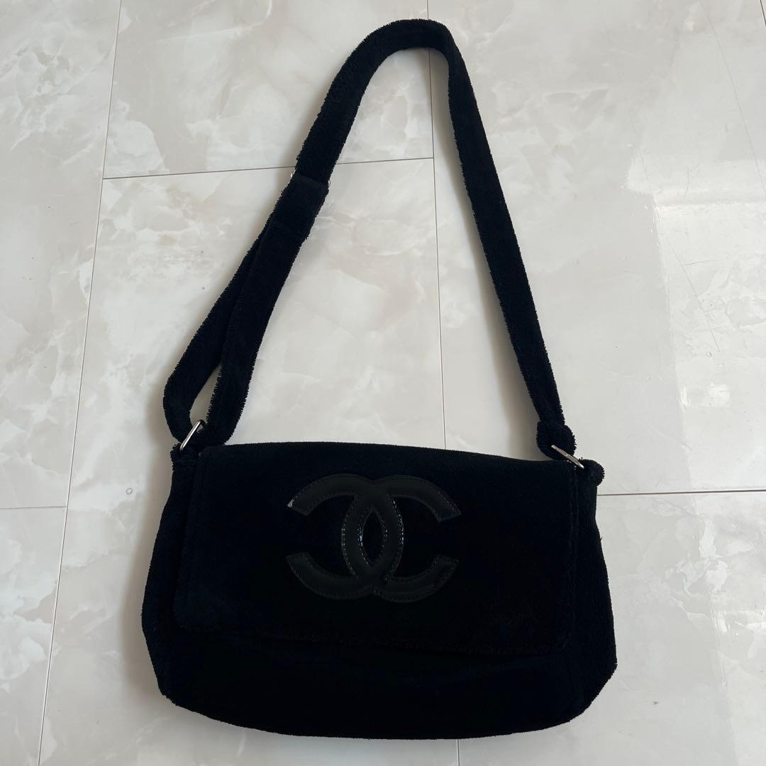シャネル CHANEL ショルダーバッグ CCロゴ マーク パイル ノベルティ