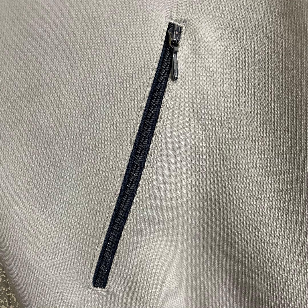 【超希少サイズ】アディダス　刺繍ロゴ入　バイカラートラックジャケット　7