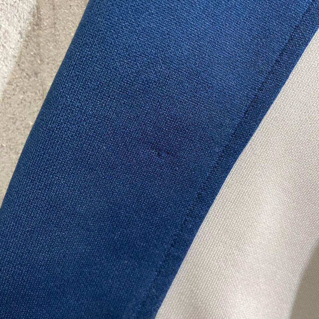 【超希少サイズ】アディダス　刺繍ロゴ入　バイカラートラックジャケット　7