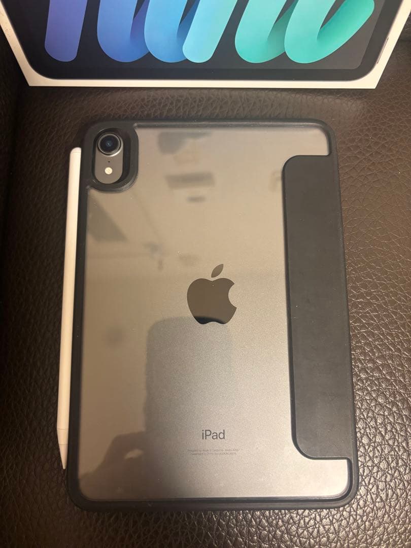 【美品】iPad mini第6世代 フィルム、ケース、ペンシル付属