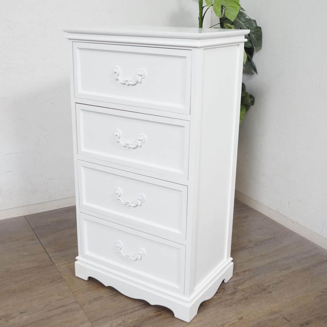 ジョイ　 アンティーク調　シャビー仕上げ　チェスト ４杯