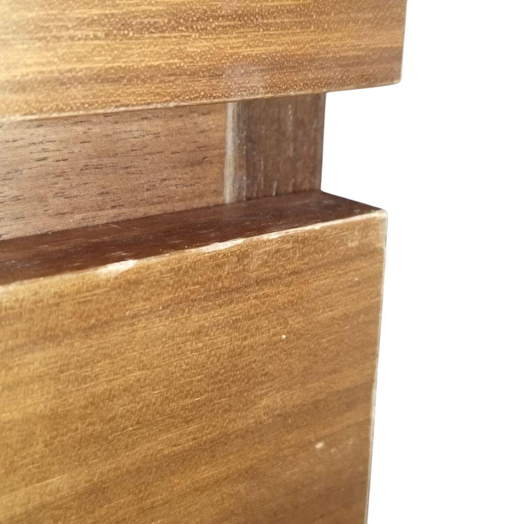 【廃盤希少】無印良品 4段チェスト ウォールナット材 足つき