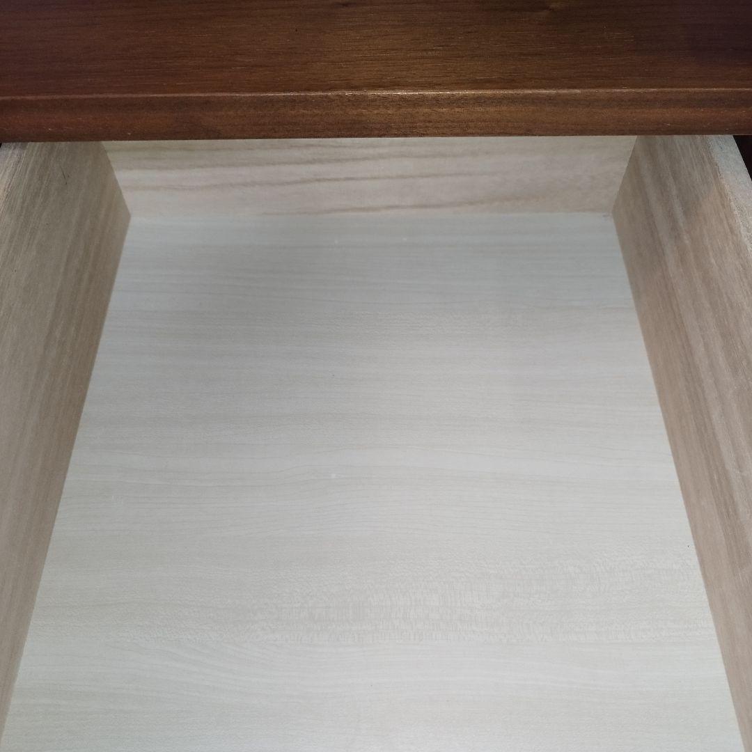 【廃盤希少】無印良品 4段チェスト ウォールナット材 足つき