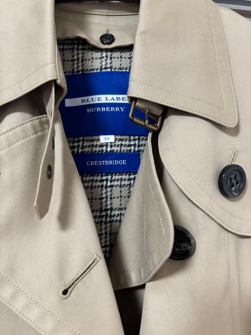 BURBERRY BLUE LABEL トレンチコート 34