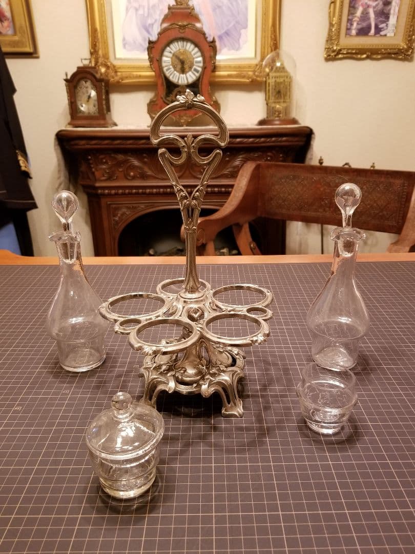 藍*璃様 ドレッシングボトル ソースボトル ヴィンテージ 調味料 ガラス セット