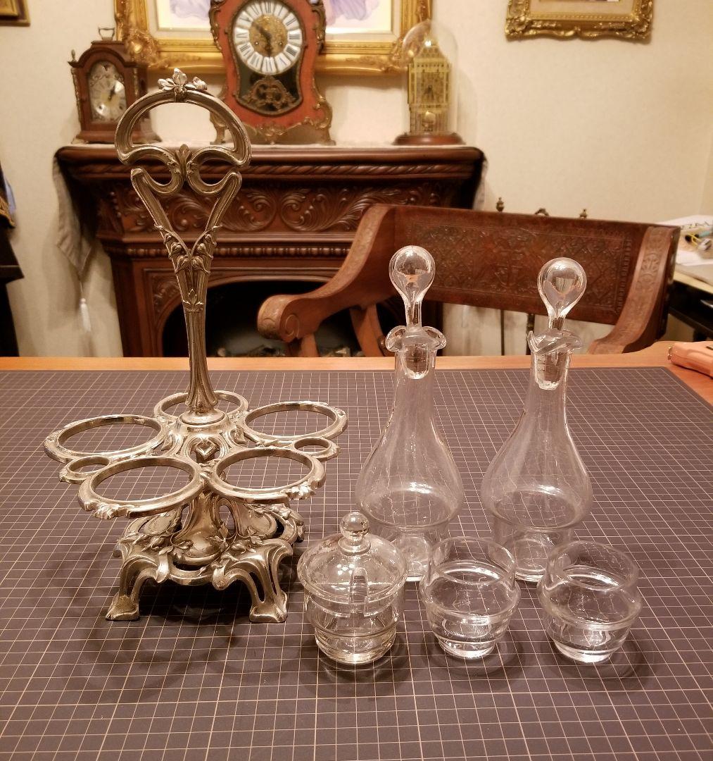 藍*璃様 ドレッシングボトル ソースボトル ヴィンテージ 調味料 ガラス セット