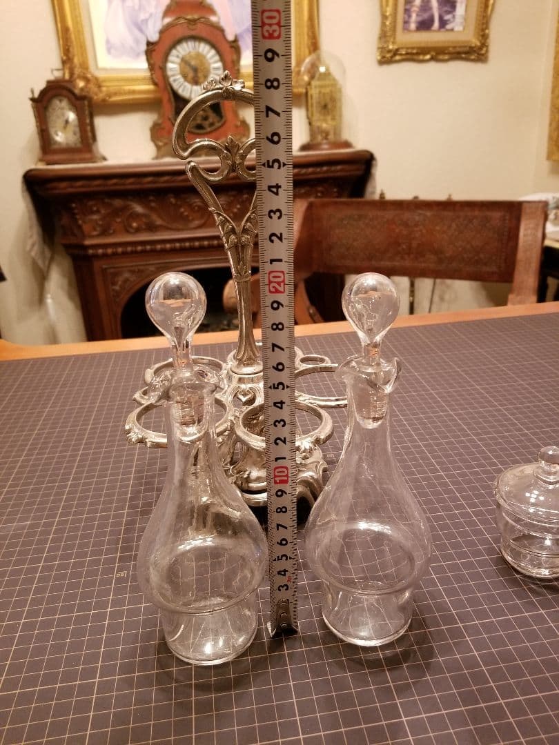 藍*璃様 ドレッシングボトル ソースボトル ヴィンテージ 調味料 ガラス セット