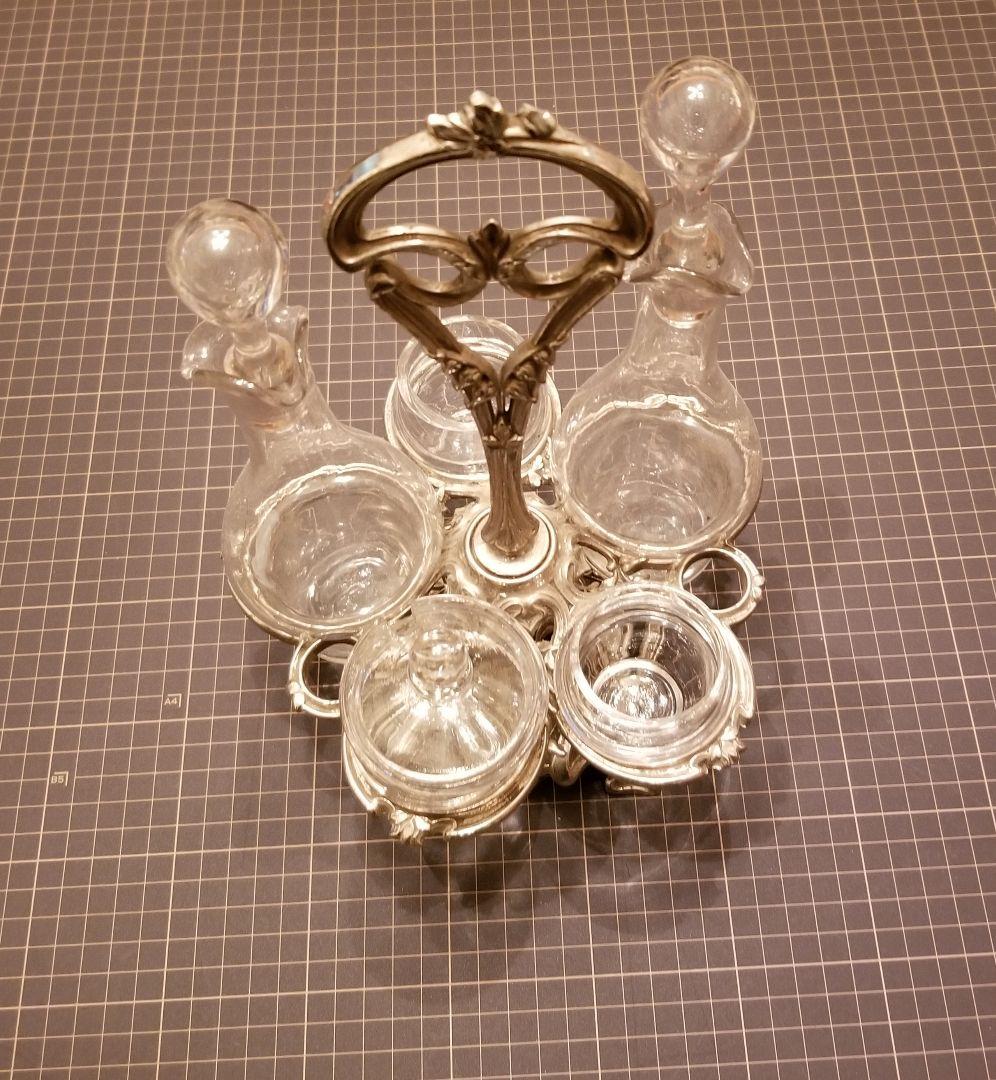 藍*璃様 ドレッシングボトル ソースボトル ヴィンテージ 調味料 ガラス セット