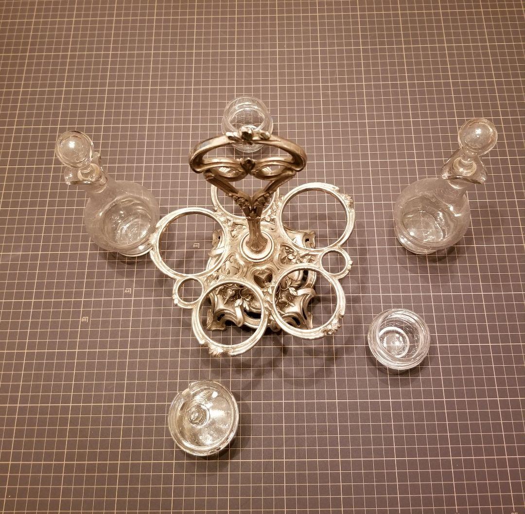 藍*璃様 ドレッシングボトル ソースボトル ヴィンテージ 調味料 ガラス セット