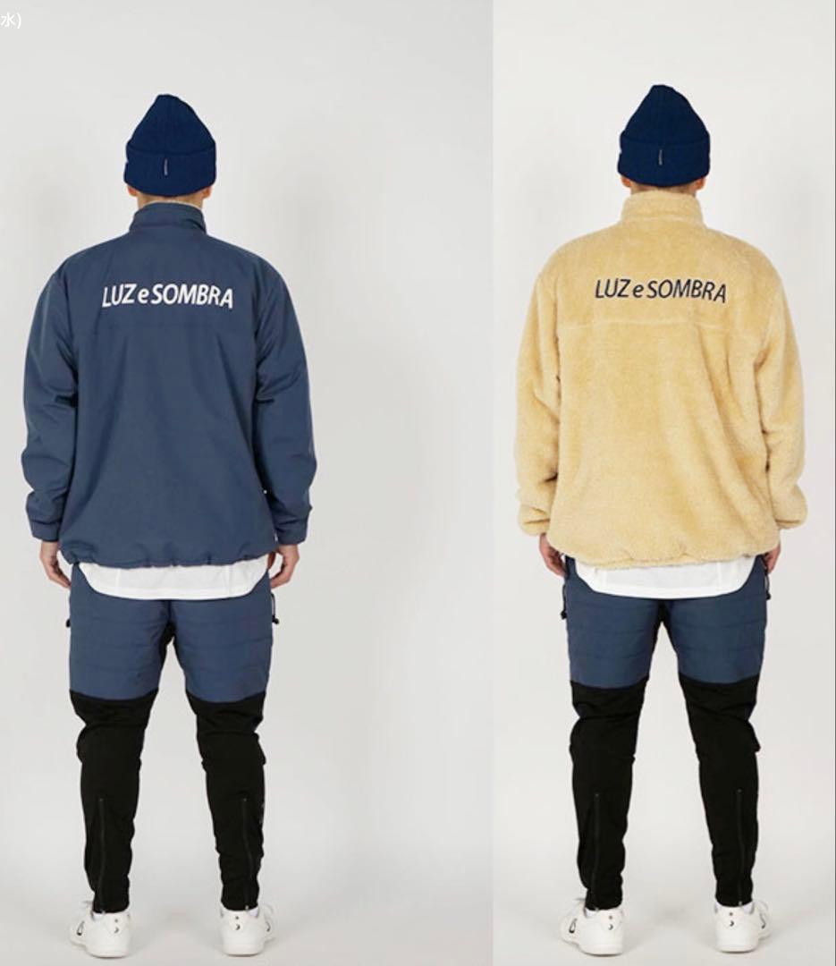 LUZ e SOMBRA リバーシブルジャケット M ベージュ×ネイビー