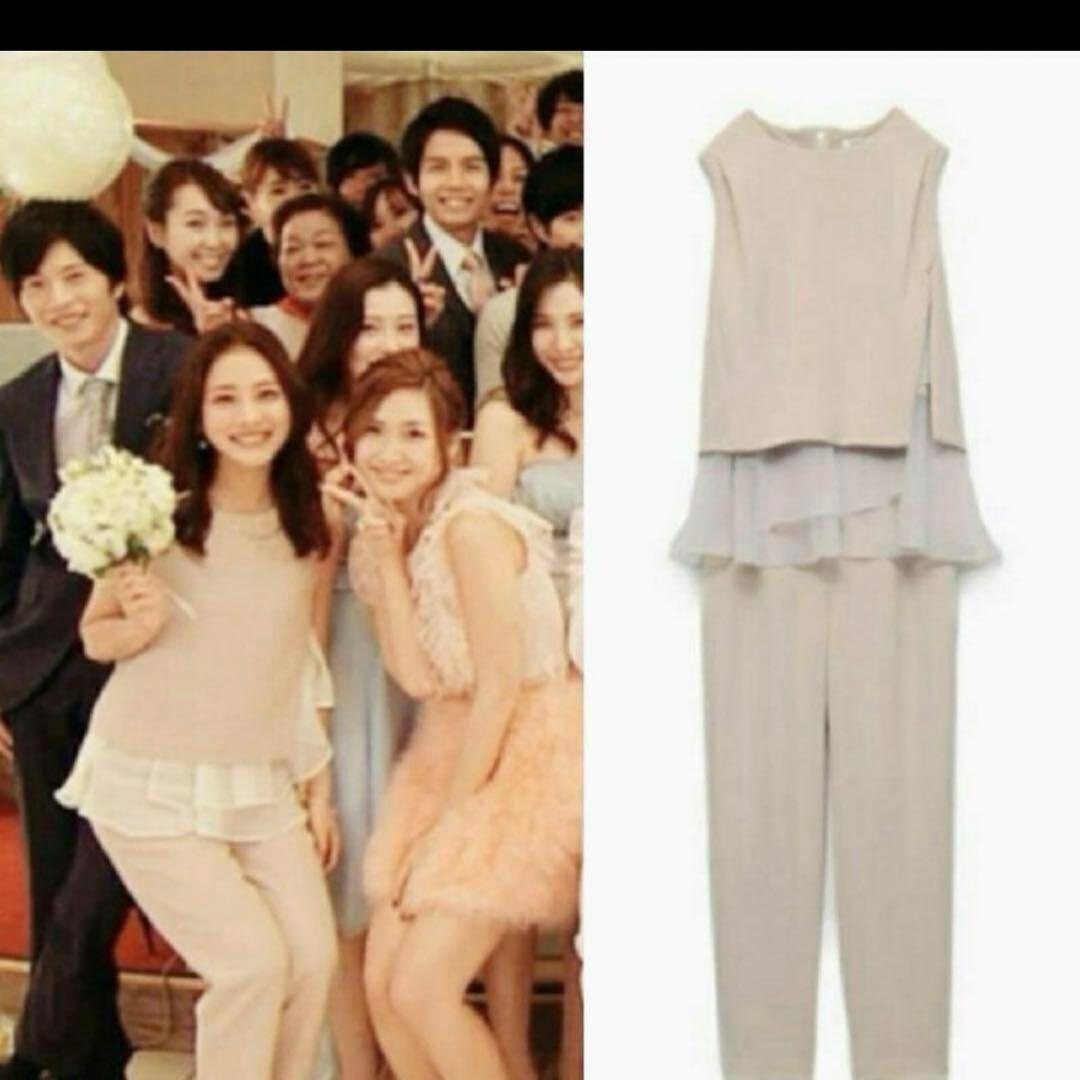 【新品未使用】フレイアイディー　シースルーコンビネゾン　サロペット　レディース