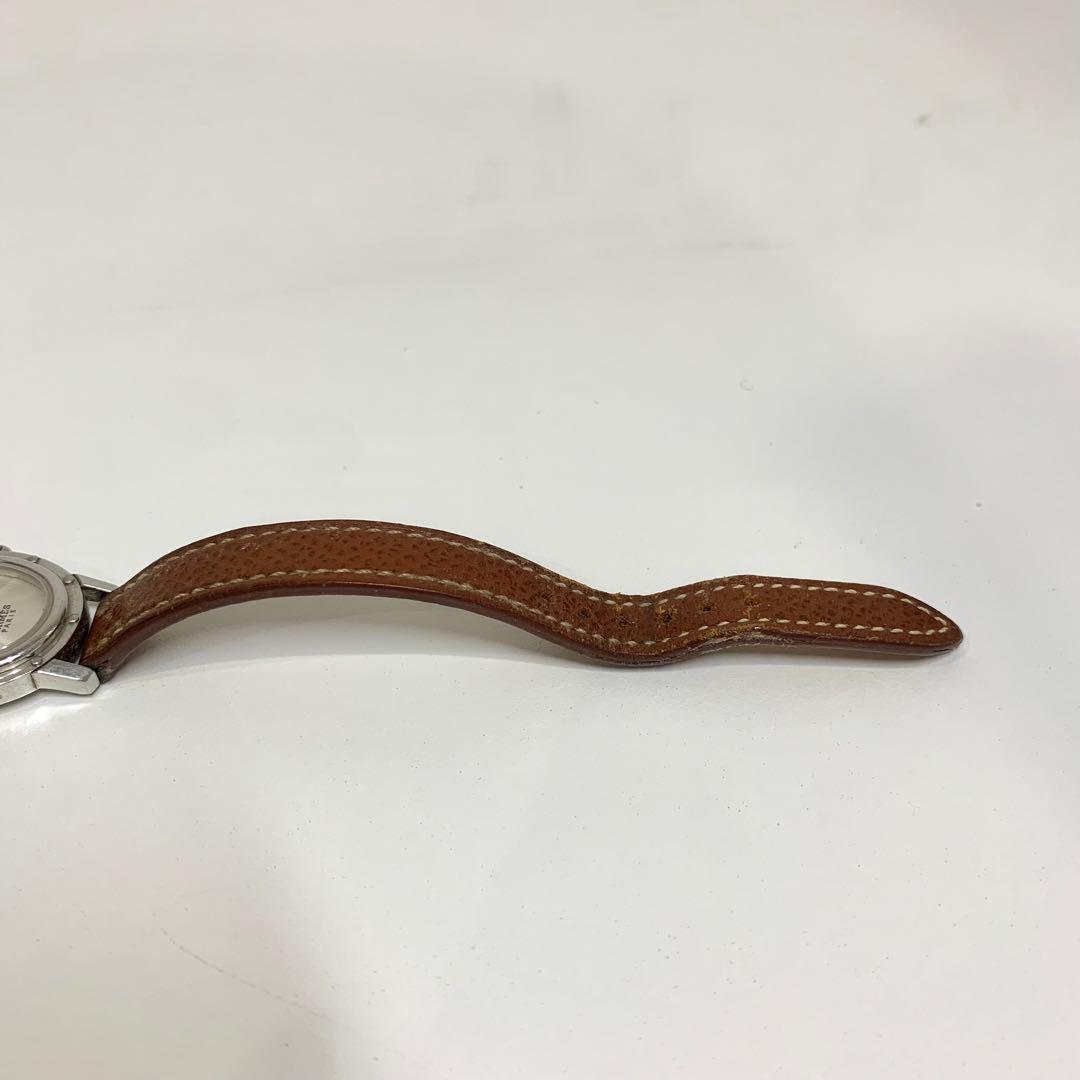 HERMES エルメス クリッパー オーバル クォーツ 時計 不動