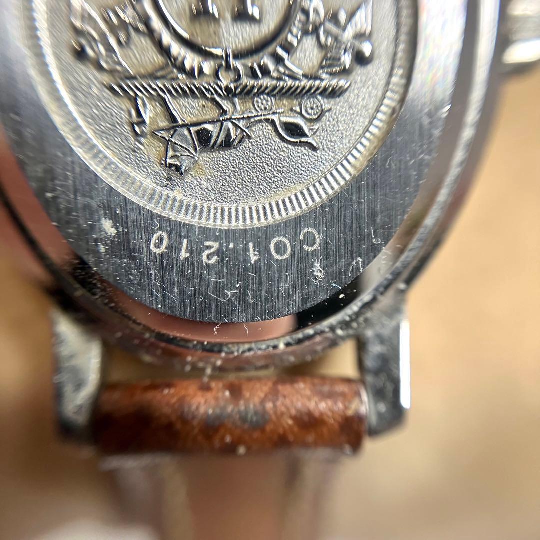 HERMES エルメス クリッパー オーバル クォーツ 時計 不動