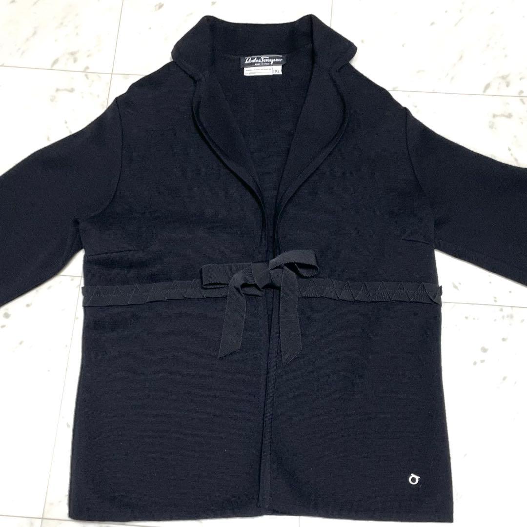大きいサイズXL✨サルバトーレフェラガモ ニットテーラードジャケット