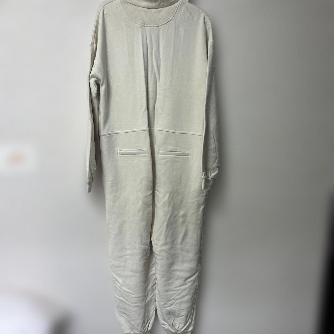 （美品）『todayful』スエットジップコンビネゾン エクリュ36サイズ