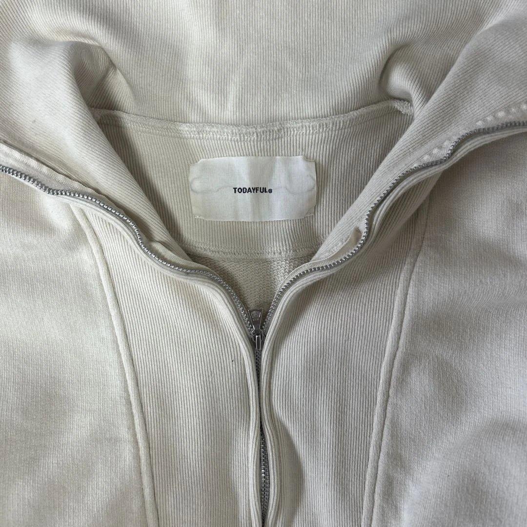 （美品）『todayful』スエットジップコンビネゾン エクリュ36サイズ