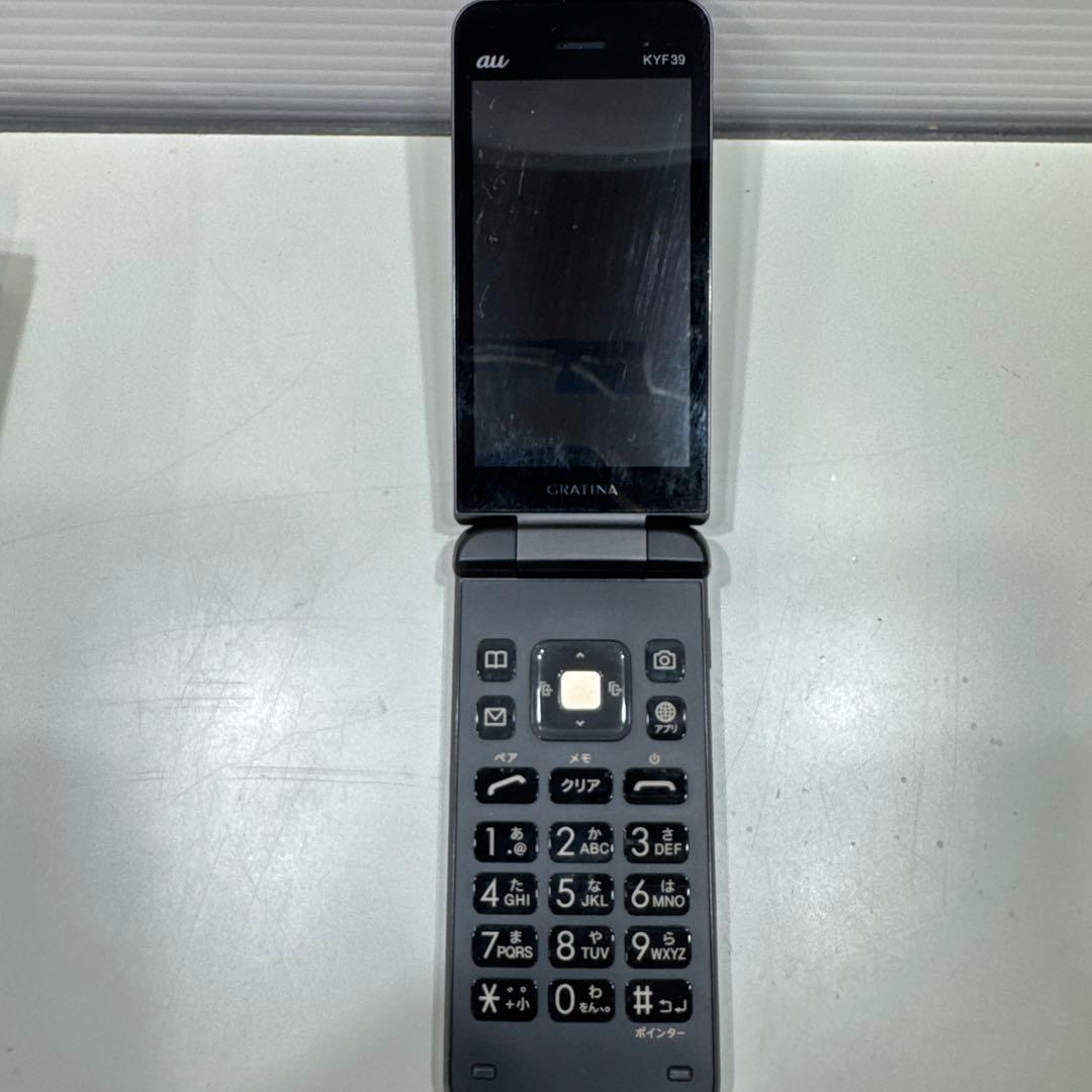 AU KYF39SKAガラホ GRATINA ブラック