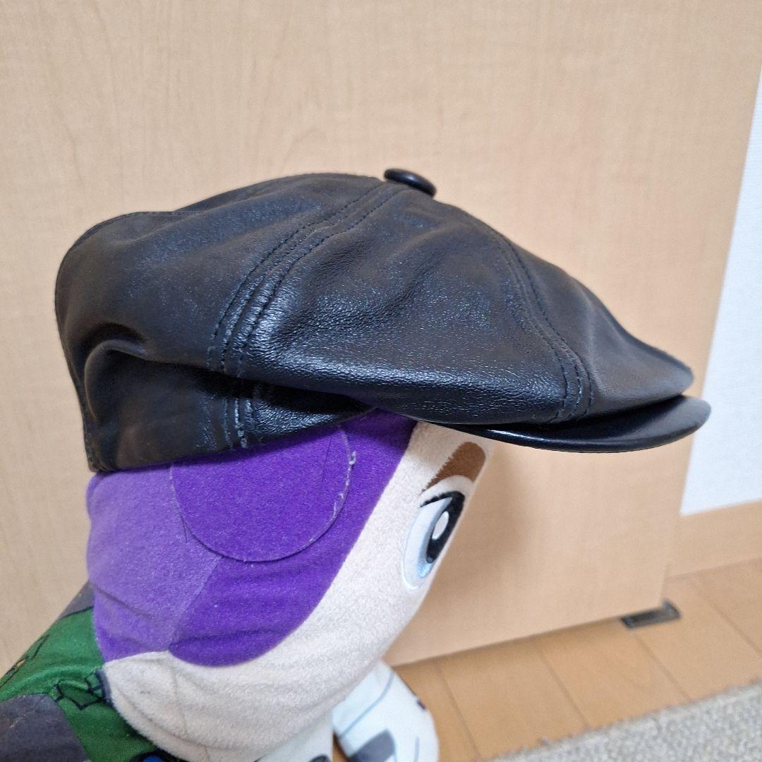 SCHOTT LEATHER キャスケット希少上野商会　羊革　Size L