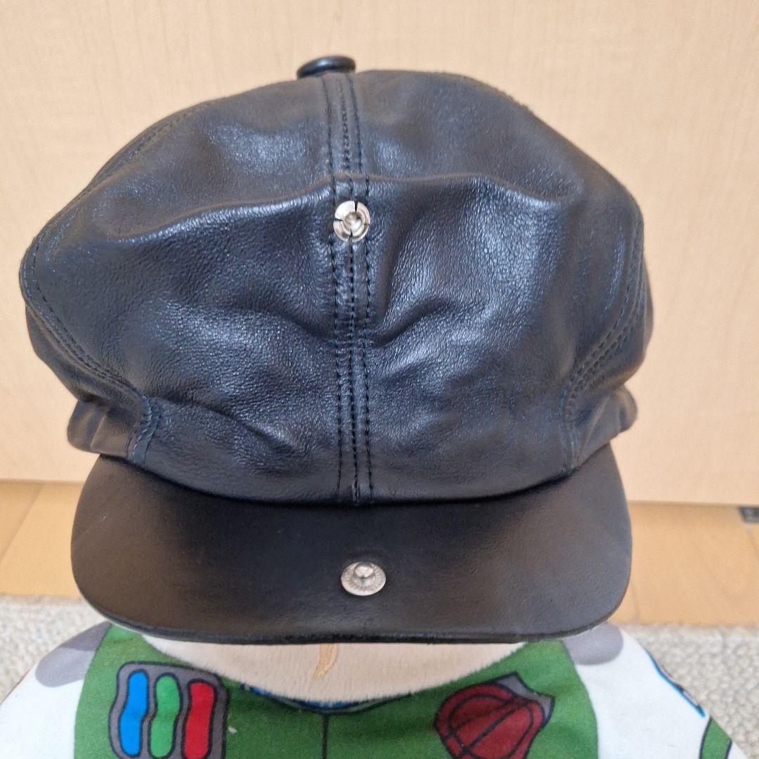 SCHOTT LEATHER キャスケット希少上野商会　羊革　Size L