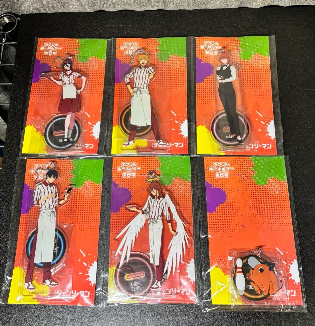 劇場版チェンソーマン レゼ篇 × ROUND1 アクリルキーホルダー コンプ