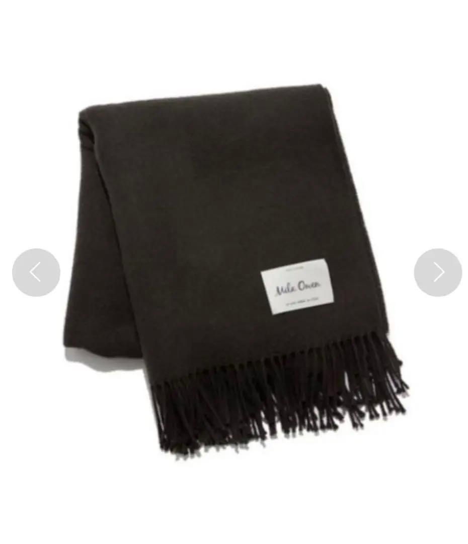 《新品23AW》Mila Owen 洗える ベーシックケープ 黒 フリンジ F