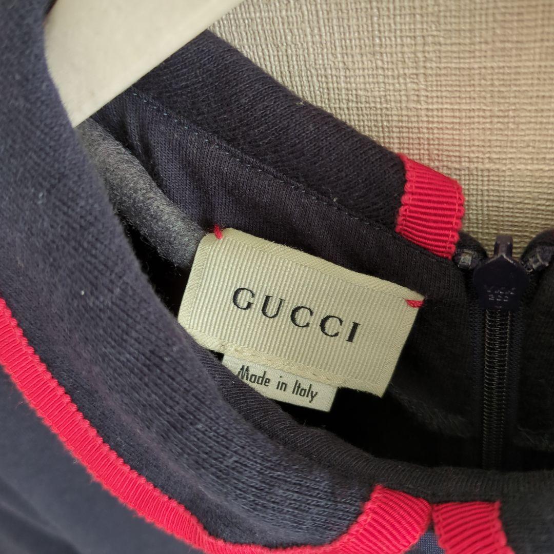 GUCCI ネイビー 半袖ワンピース　10yeah