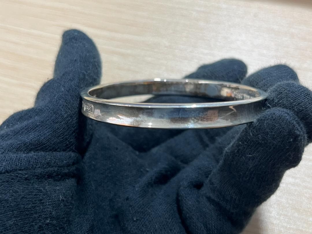 ティファニー 1837 ナローバングル 925 シルバー 約19cm 中古品