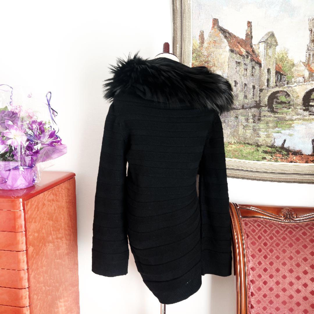 美品　HERMES エルメス　フォックスファー　カシミヤ　セーター　トップス