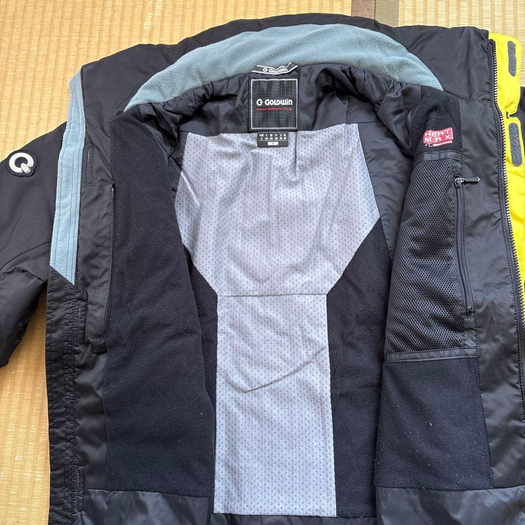 Goldwin スキーウェア ブラック/イエロー/サイズ上M下L