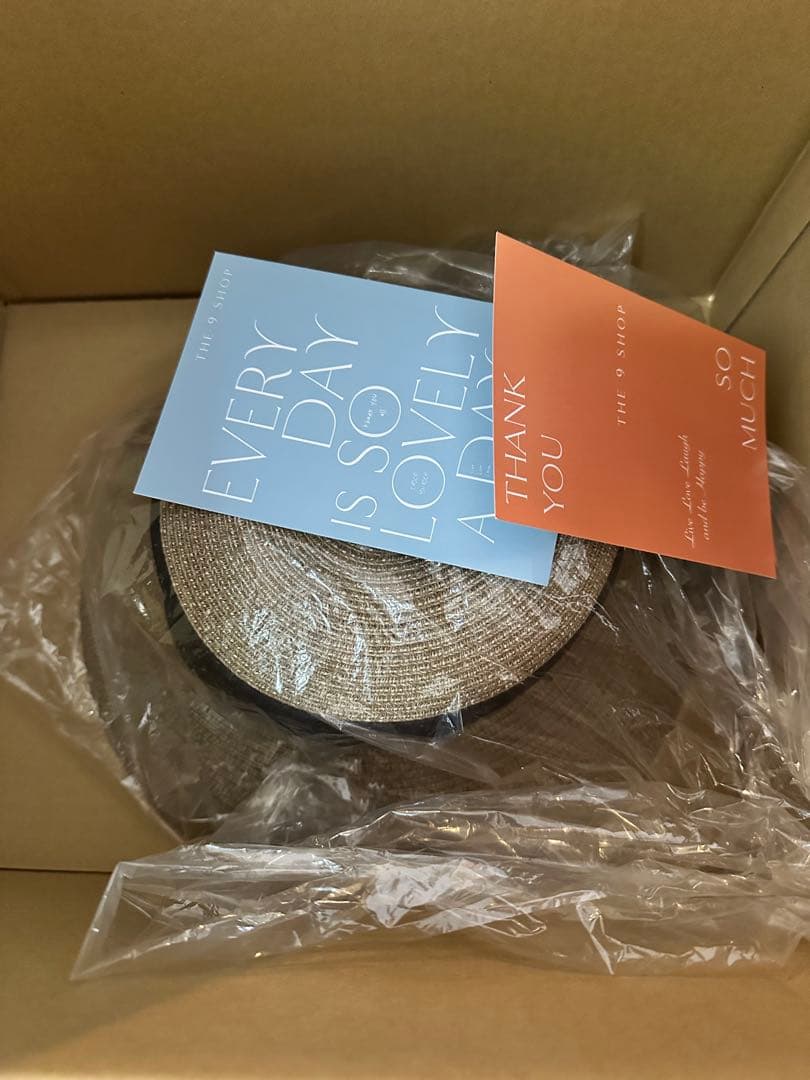 鈴木六夏　帽子　2025年本日到着　THE9SHOP