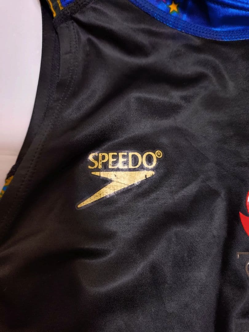 SPEEDO　競泳水着　アトランタオリンピックモデル　黒/赤/青 　Mサイズ