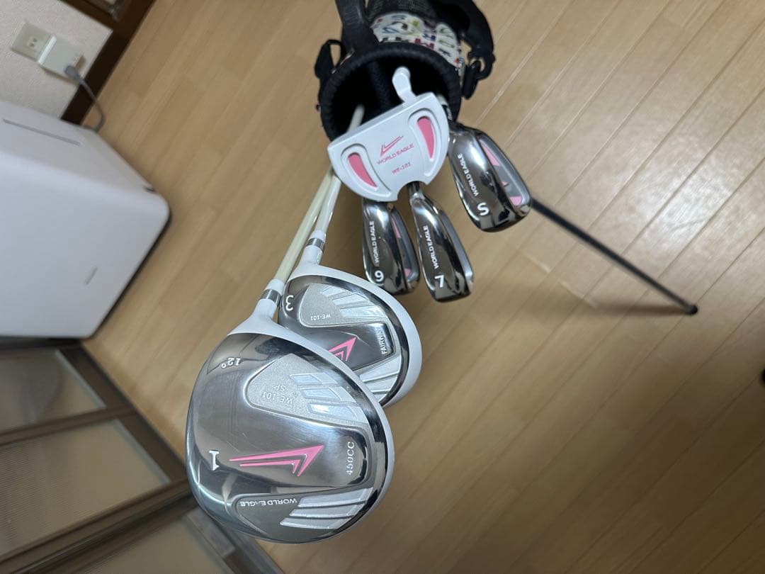 ワールドイーグル WE-101 レディース ハーフ 8点（6本）クラブセット