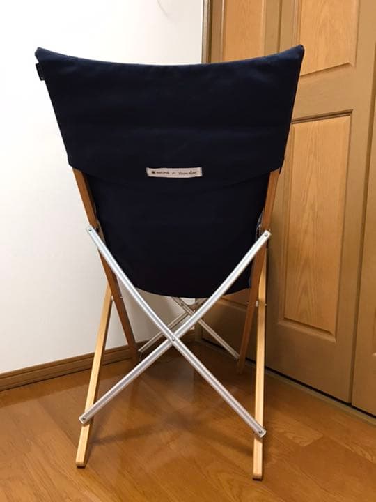 スノーピーク TAKEチェアロング　スティーブンアランコラボ　ネイビー