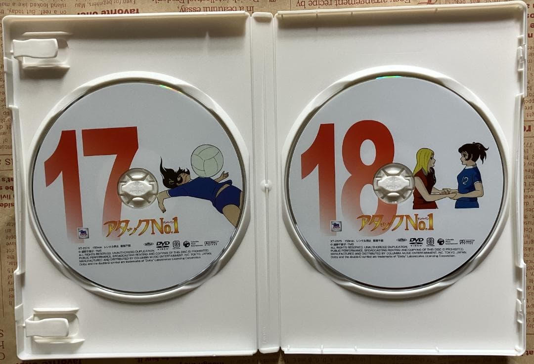 アタックNo.1 DVD-BOX 全18巻セット