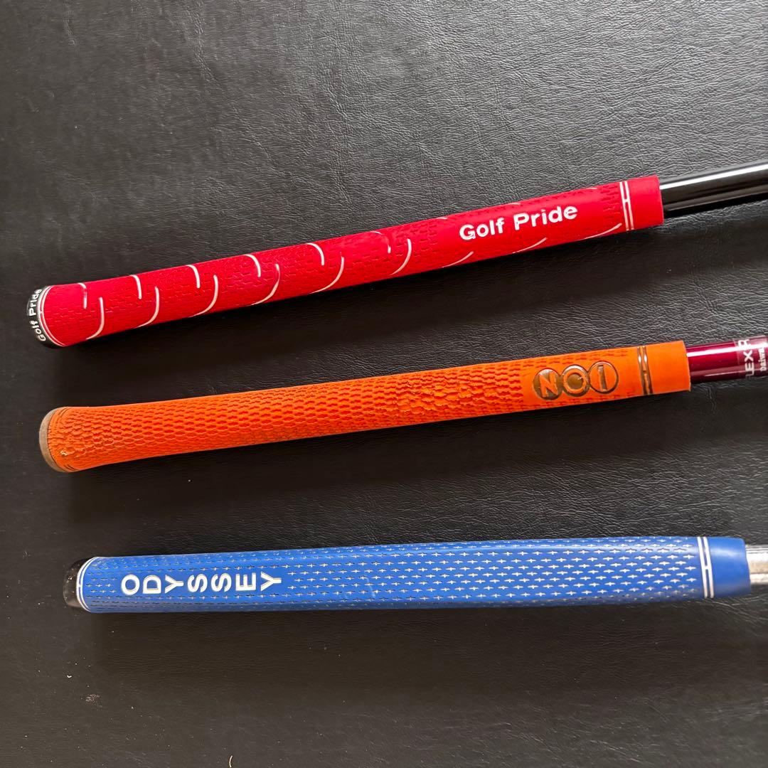 送料込メンズゴルフクラブセットONOFFオノフXI-D赤アイアンODYSSEY