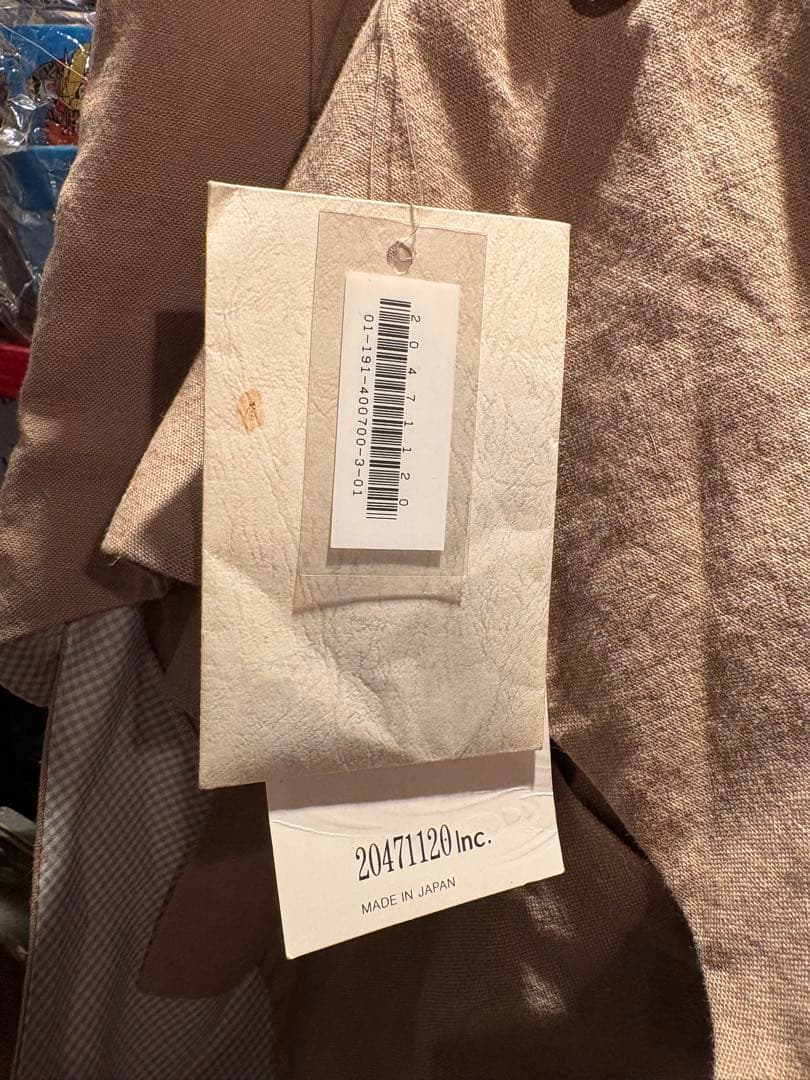 激レア20471120新品タグ付き未使用品変形 プリーツ ハーフパンツ