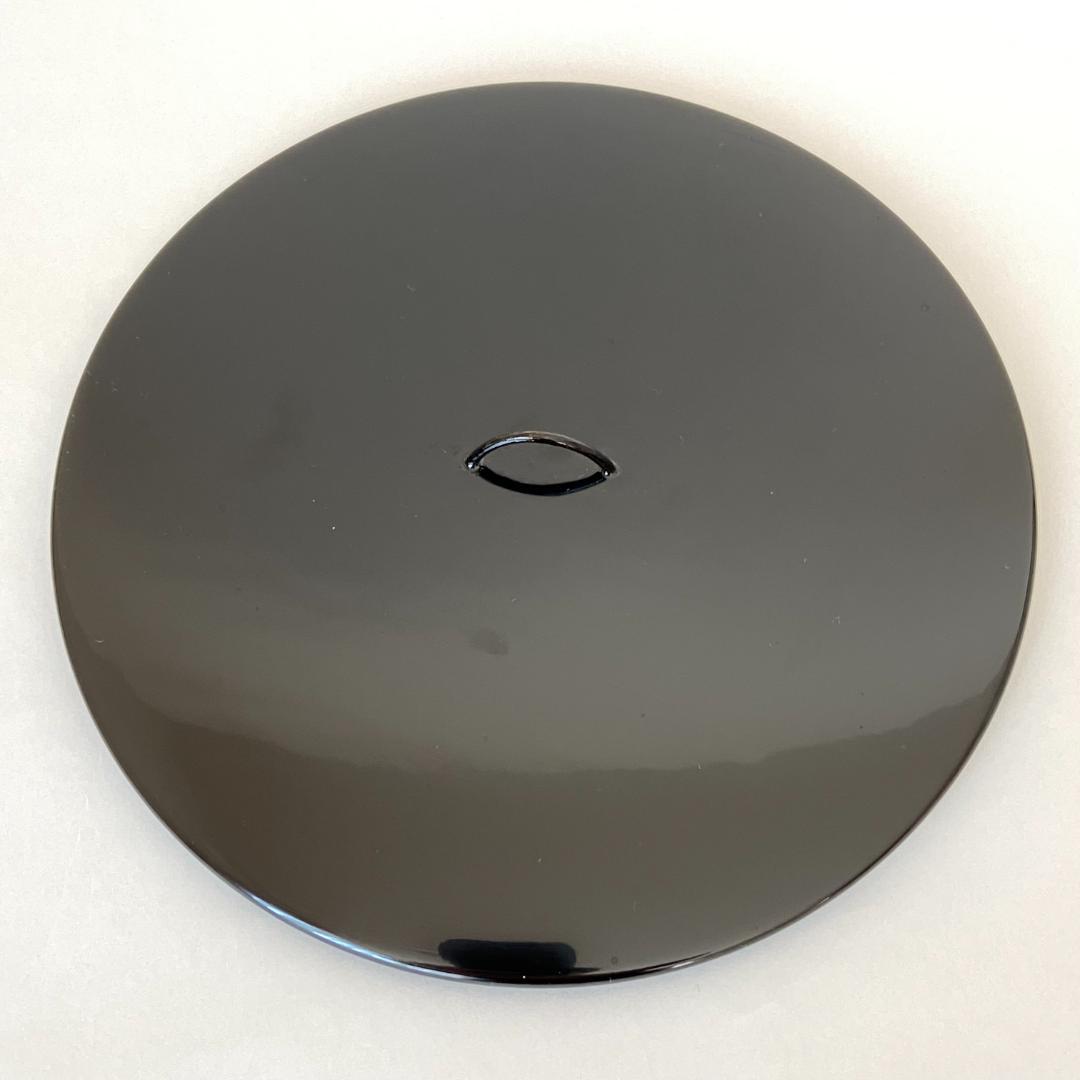 水指 桜川 染付　押小路窯 庄左エ門　共箱入　茶道具　茶器　塗蓋　伝統工芸品