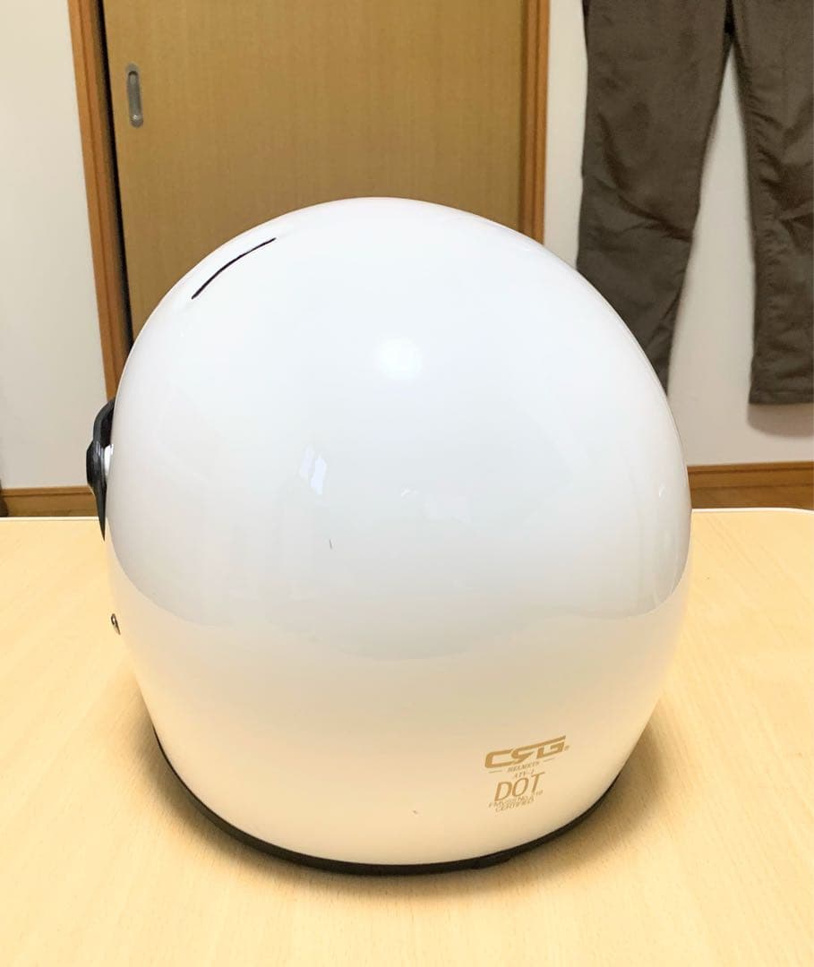 ホワイト フルフェイスヘルメット