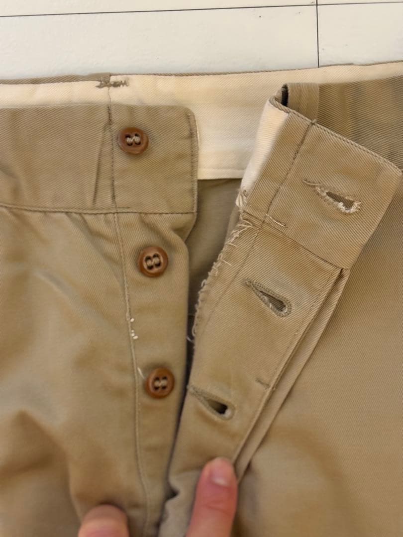 〜60s ミリタリーチノパン w32 l31 50s