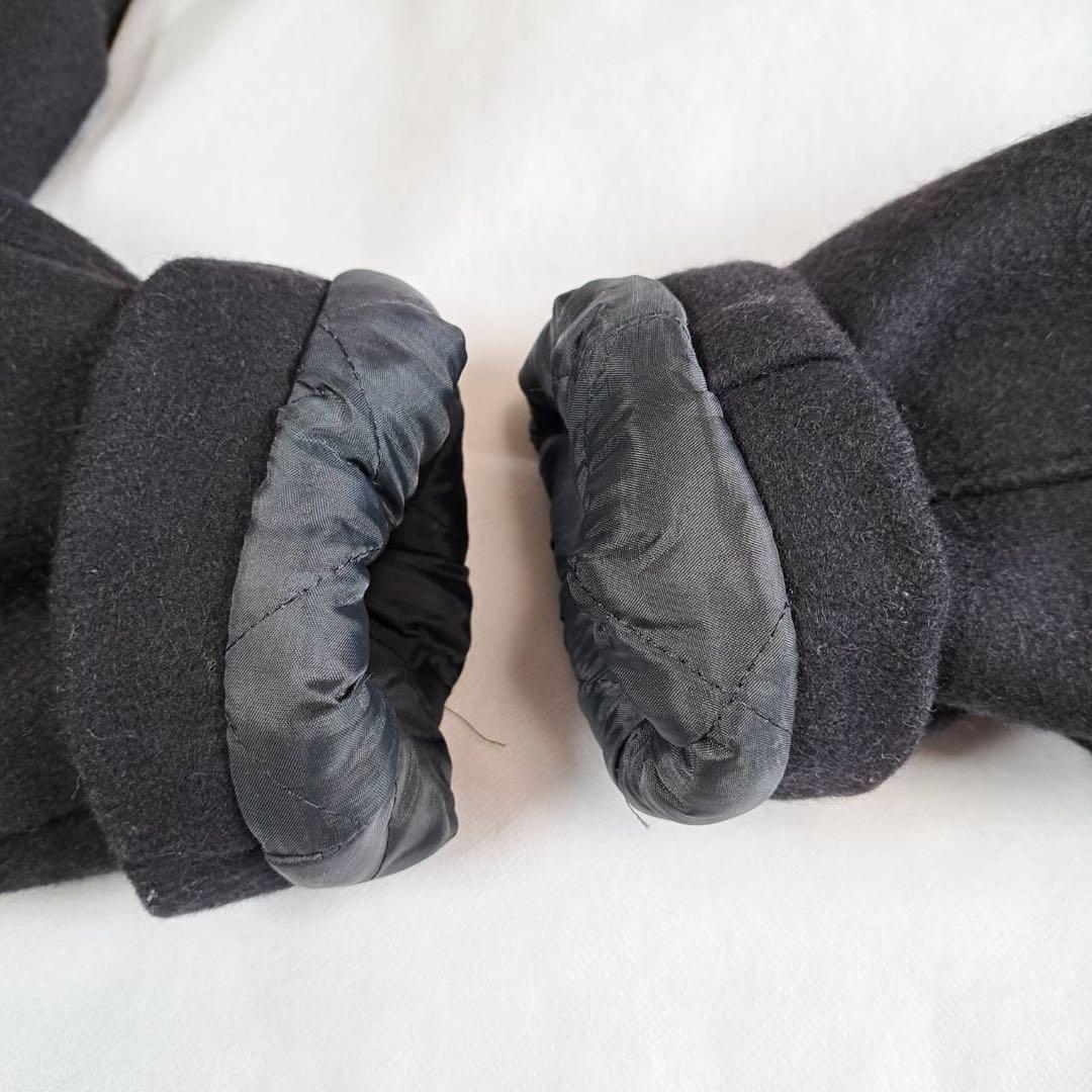 極美品 Schott ピーコート ウール USA製 厚手 36 サイズM BLK