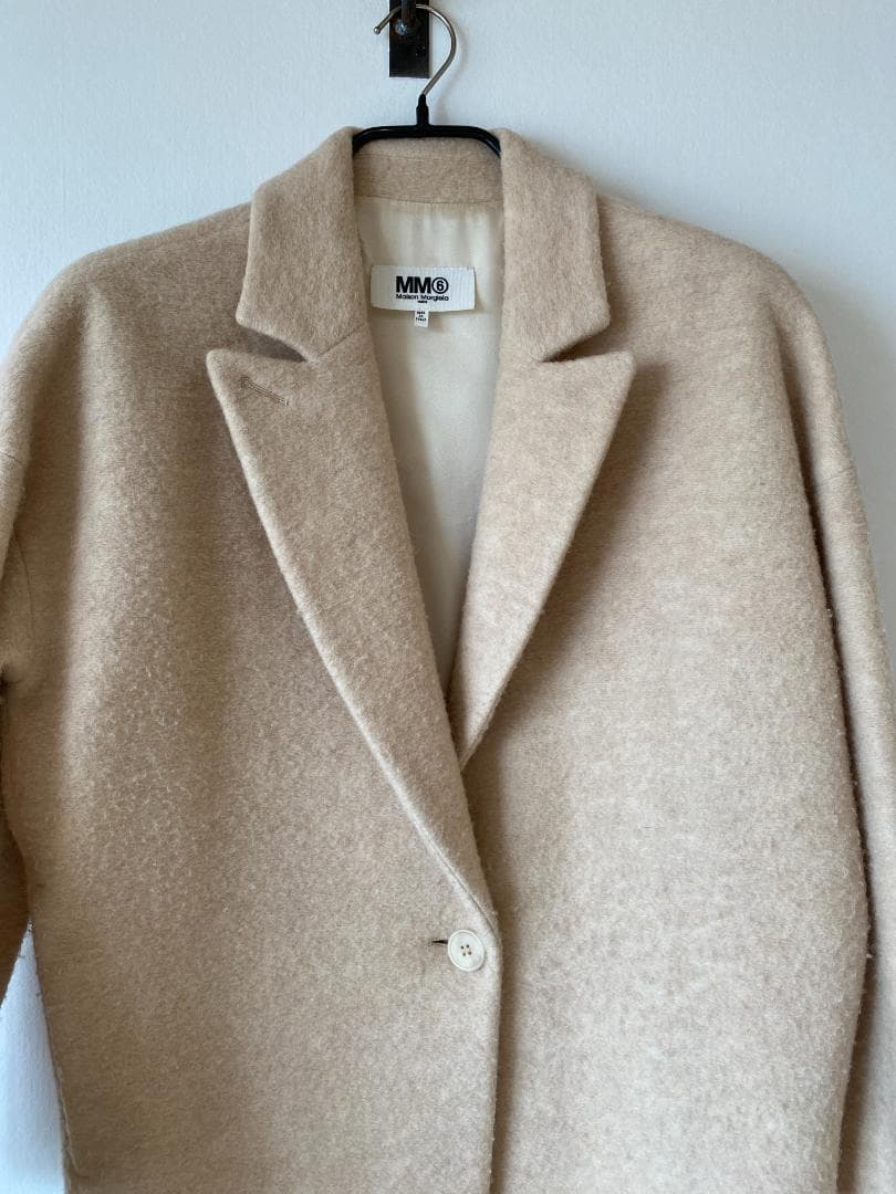 【稀少】MM6 Maison Margiela｜チェスターコート｜ピンクベージュ