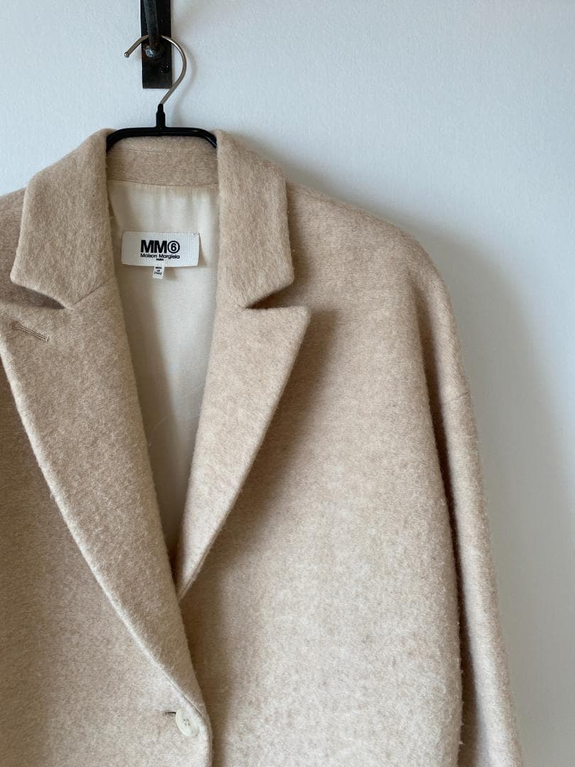 【稀少】MM6 Maison Margiela｜チェスターコート｜ピンクベージュ