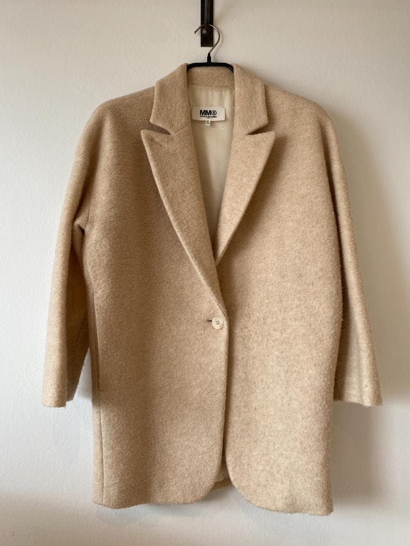 【稀少】MM6 Maison Margiela｜チェスターコート｜ピンクベージュ