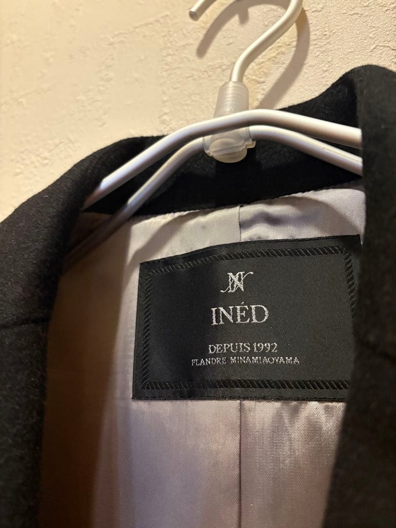 週末限定値下げ⭐︎美品⭐︎ INED イネド　カシミヤ100%コート参考上代13万円